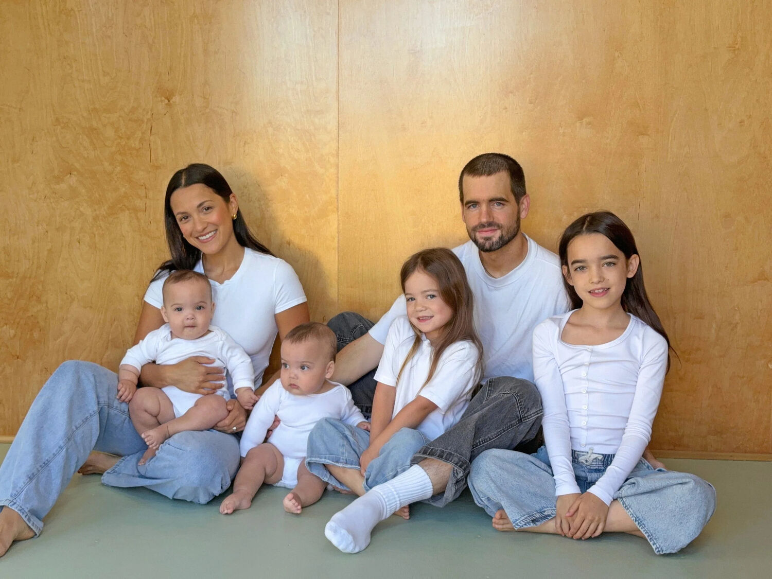 Carly, Evan and their four daughters